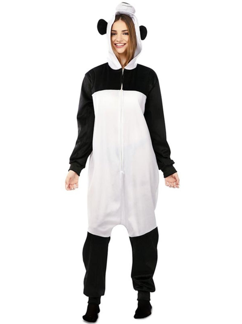Costume da panda kigurumi con cappuccio e orecchie per adulto Multicolore - Kiabi