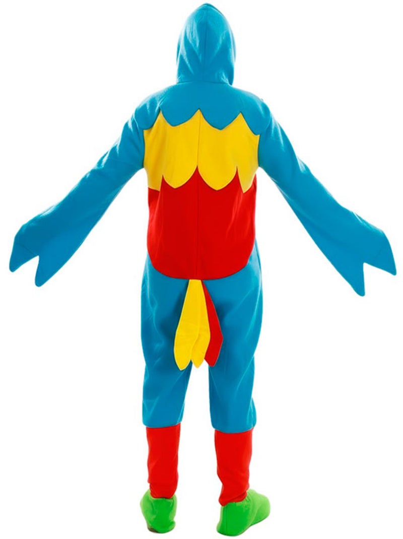Costume da pappagallo colorato per adulti Multicolore - Kiabi