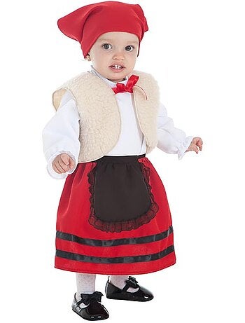 Costume da pastorella con gilet per bebè