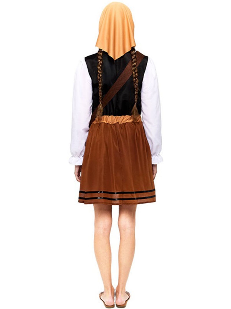 Costume da pastorella del villaggio Multicolore - Kiabi