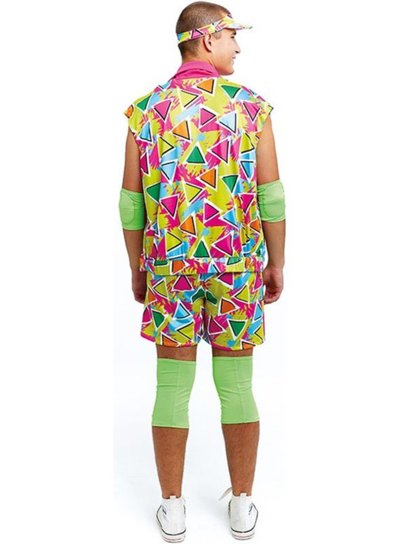 Costume da pattinatore a rotelle anni '70 Multicolore - Kiabi