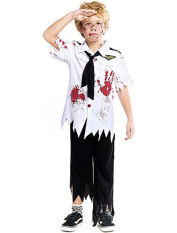 Costume da pilota di aereo zombie