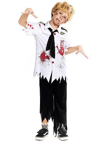 Costume da pilota di aereo zombie
