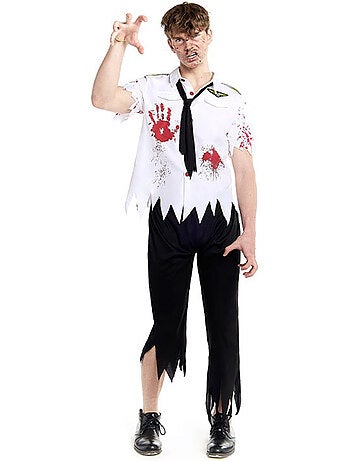 Costume da pilota di aereo zombie