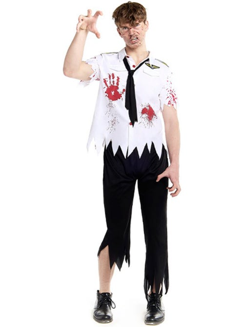 Costume da pilota di aereo zombie - Kiabi