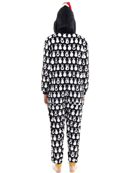 Costume da pinguino natalizio o pigiama con cappuccio - Kiabi