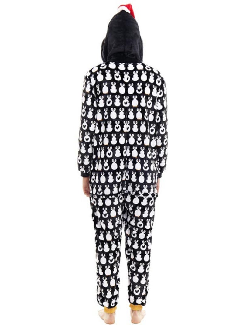 Costume da pinguino natalizio o pigiama con cappuccio Multicolore - Kiabi