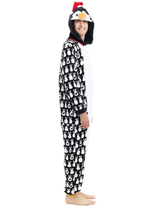 Costume da pinguino natalizio o pigiama con cappuccio - Kiabi