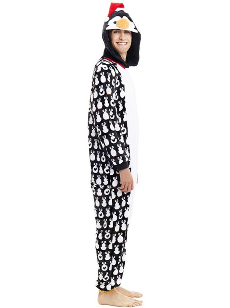 Costume da pinguino natalizio o pigiama con cappuccio Multicolore - Kiabi