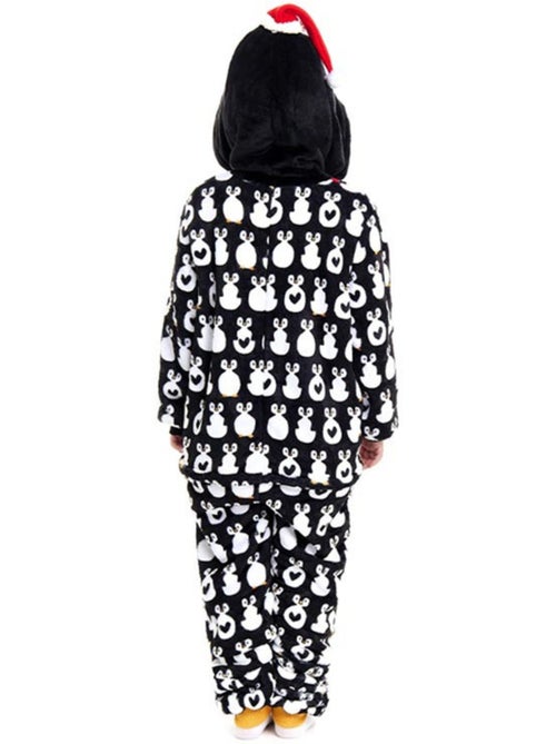Costume da pinguino natalizio o pigiama con cappuccio - Kiabi