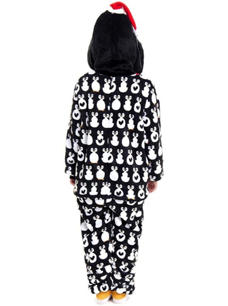 Costume da pinguino natalizio o pigiama con cappuccio Multicolore - Kiabi