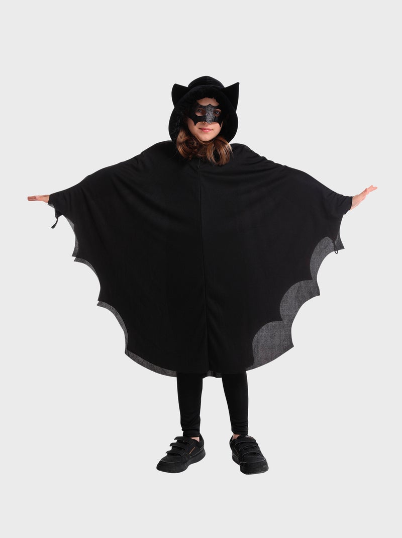 Costume da pipistrello con maschera nero - Kiabi