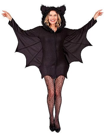 Costume da pipistrello con orecchie pelose