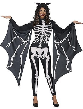 Costume da pipistrello scheletro
