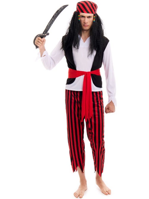 Costume da pirata a righe - Kiabi