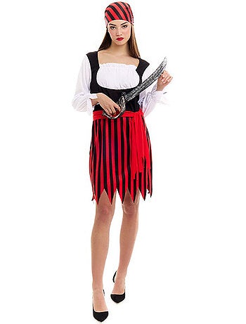 Costume da pirata a righe