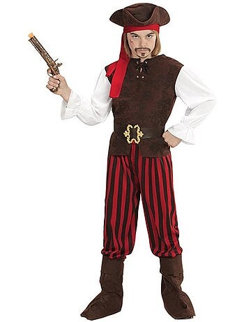Costume da pirata a strisce dei Caraibi