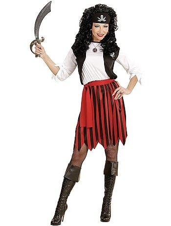 Costume da pirata a strisce dei Caraibi