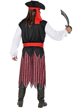 Costume da pirata a strisce dei Caraibi