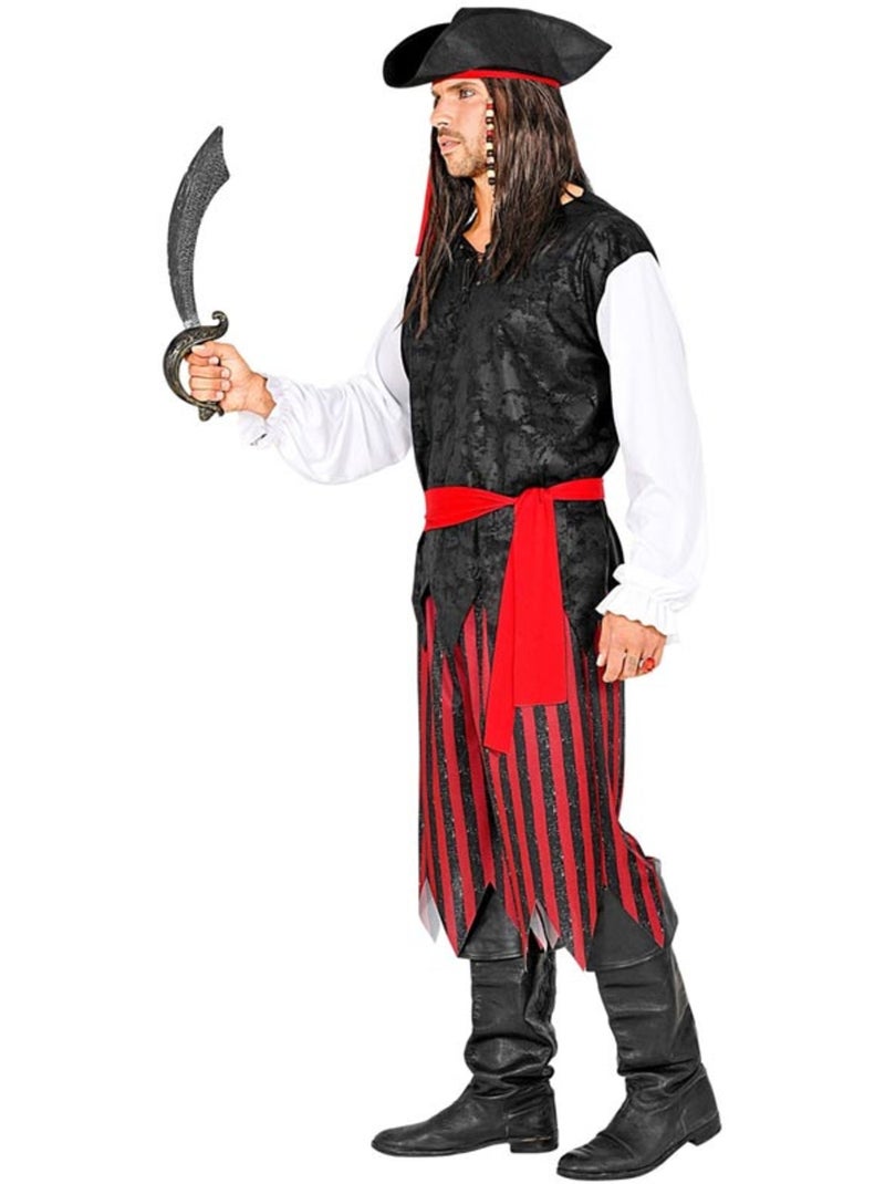 Costume da pirata a strisce dei Caraibi Multicolore - Kiabi