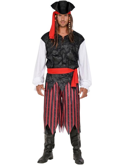 Costume da pirata a strisce dei Caraibi - Kiabi