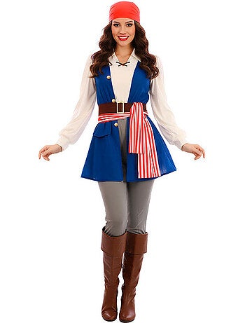 Costume da pirata bucaniera jackeline da donna