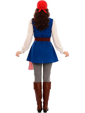 Costume da pirata bucaniera jackeline da donna