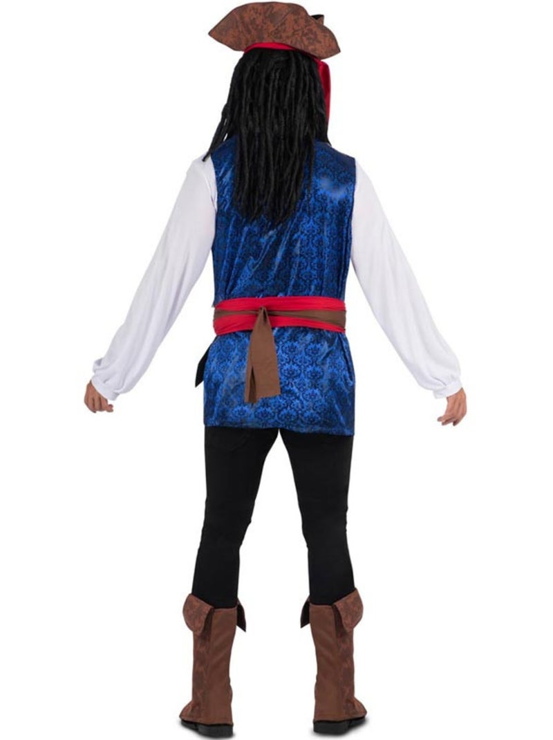 Costume da pirata caraibico con cappello Multicolore - Kiabi
