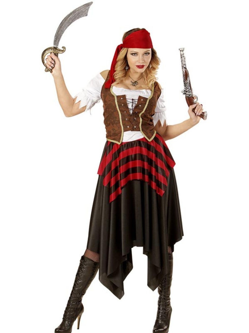Costume da pirata spericolato con nastro Multicolore - Kiabi