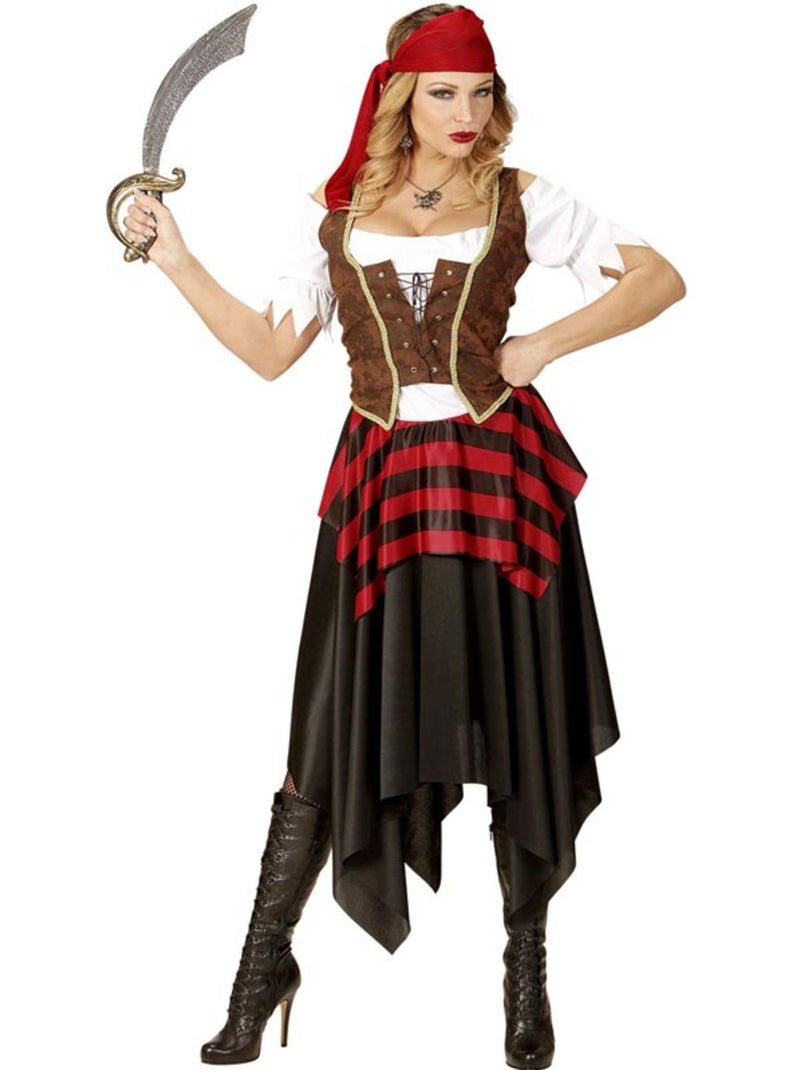 Costume da pirata spericolato con nastro Multicolore - Kiabi