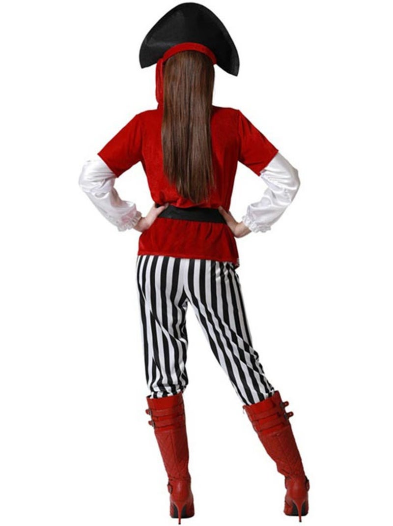 Costume da piratessa a righe da donna Multicolore - Kiabi