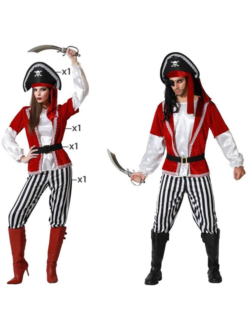 Costume da piratessa a righe da donna Multicolore - Kiabi