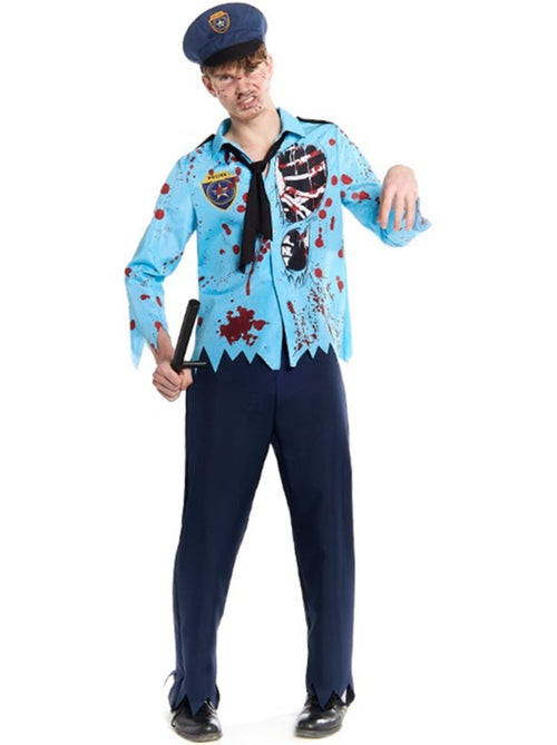 Costume da poliziotto zombie con cappello - Kiabi