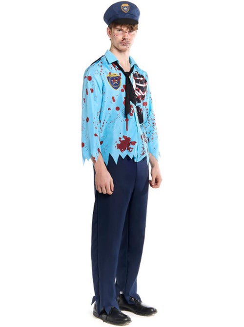 Costume da poliziotto zombie con cappello - Kiabi