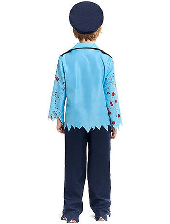 Costume da poliziotto zombie con cappello
