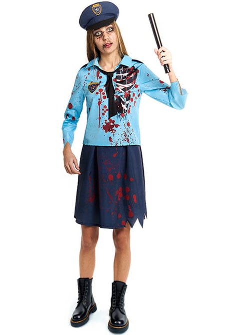 Costume da poliziotto zombie con cappello - Kiabi