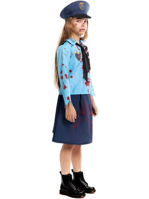 Costume da poliziotto zombie con cappello - Kiabi