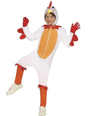 Costume da pollo con cappuccio