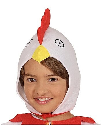 Costume da pollo con cappuccio
