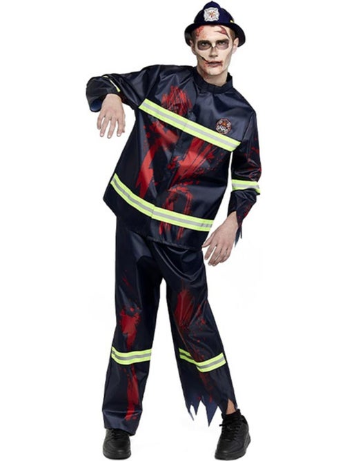 Costume da pompiere zombie da uomo - Kiabi