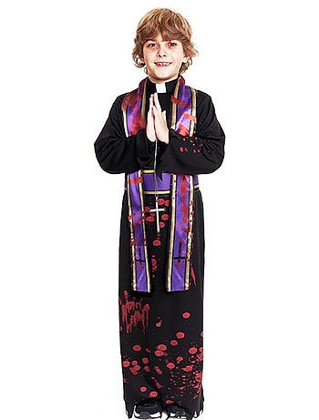 Costume da prete insanguinato con stola