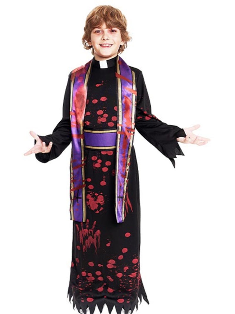 Costume da prete insanguinato con stola Multicolore - Kiabi