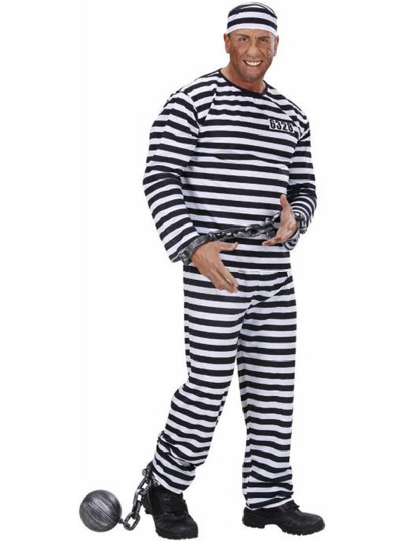 Costume da prigioniero a righe Multicolore - Kiabi