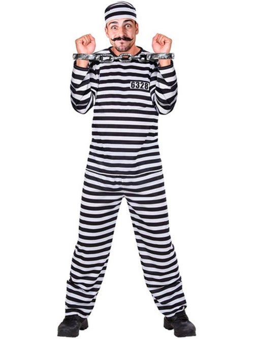Costume da prigioniero a righe - Kiabi