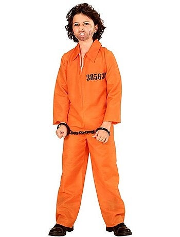 Costume da prigioniero con documento d'identità