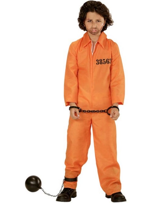 Costume da prigioniero con documento d'identità - Kiabi