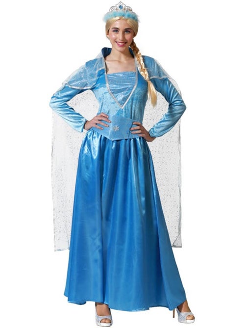 Costume da principessa dei ghiacci da donna - Kiabi