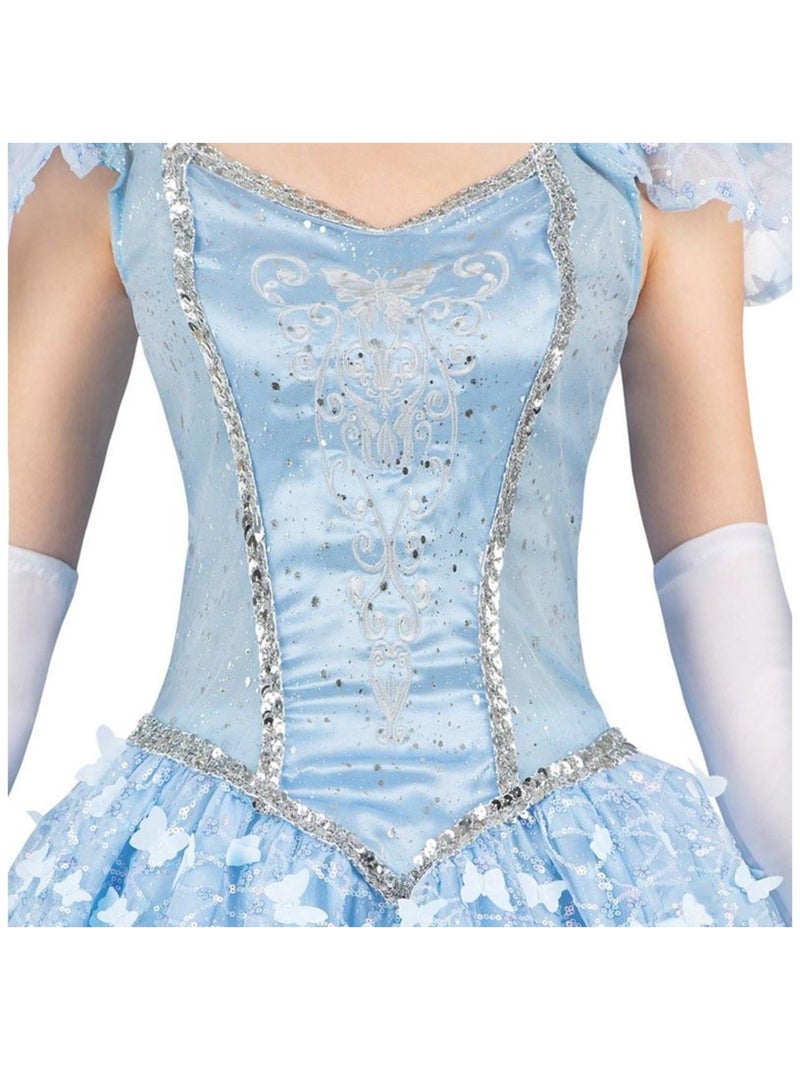Costume da principessa delle fiabe azzurro chiaro Multicolore - Kiabi