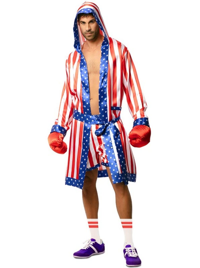 Costume da pugile professionista usa con cintura da uomo Multicolore - Kiabi