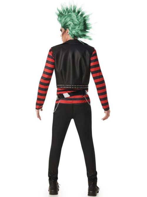 Costume da punk a righe da uomo - Kiabi